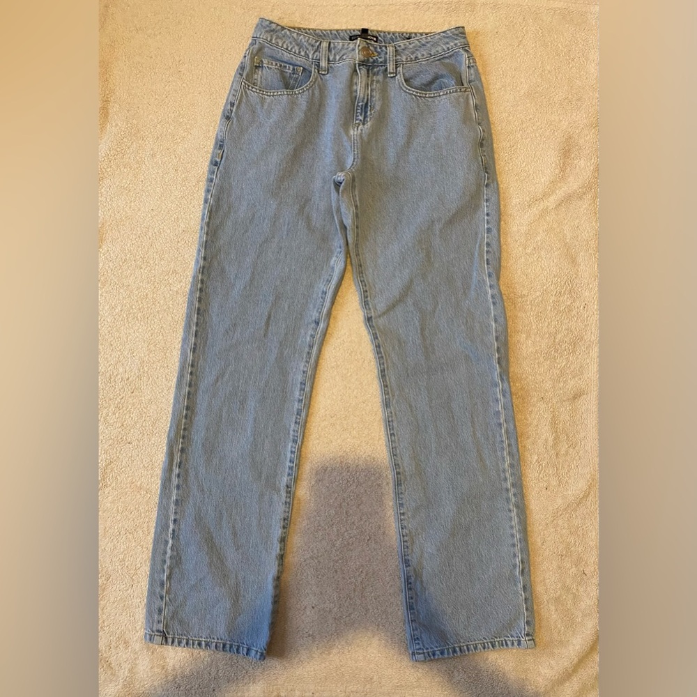 Fashion Nova Blue Straight Jeans
